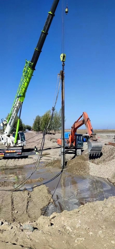 3000 mm Độ dài thép Vibroflot phụ kiện ISO 9001 được chứng nhận tùy chỉnh cho cải thiện đất
