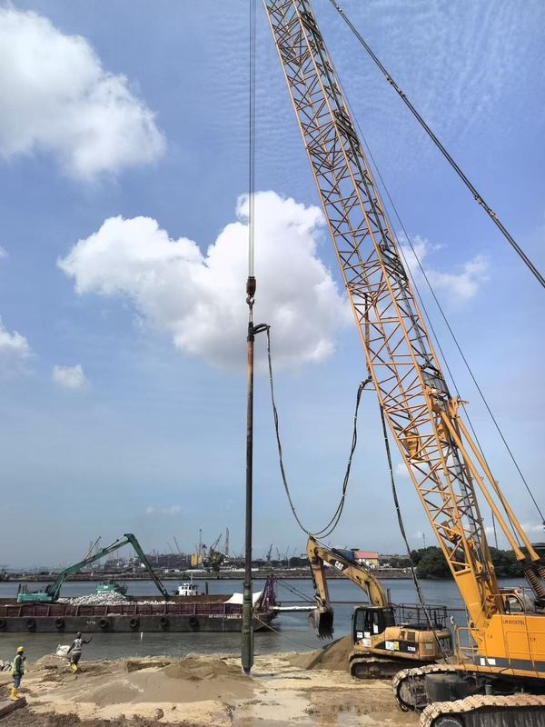 Thiết bị rung BVEM có khả năng xuyên thấu cao để tăng cường khả năng chịu cắt của nền móng