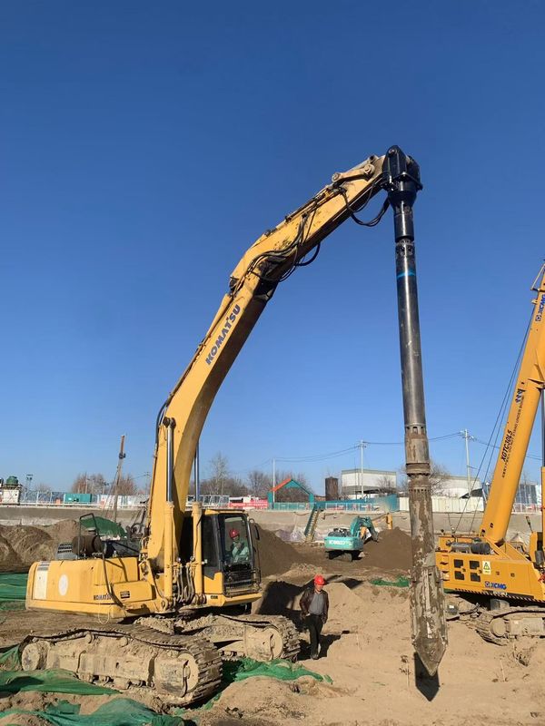 Ép cọc rung đường kính 426mm Vibroflot: Lựa chọn tối ưu để cải thiện nền móng