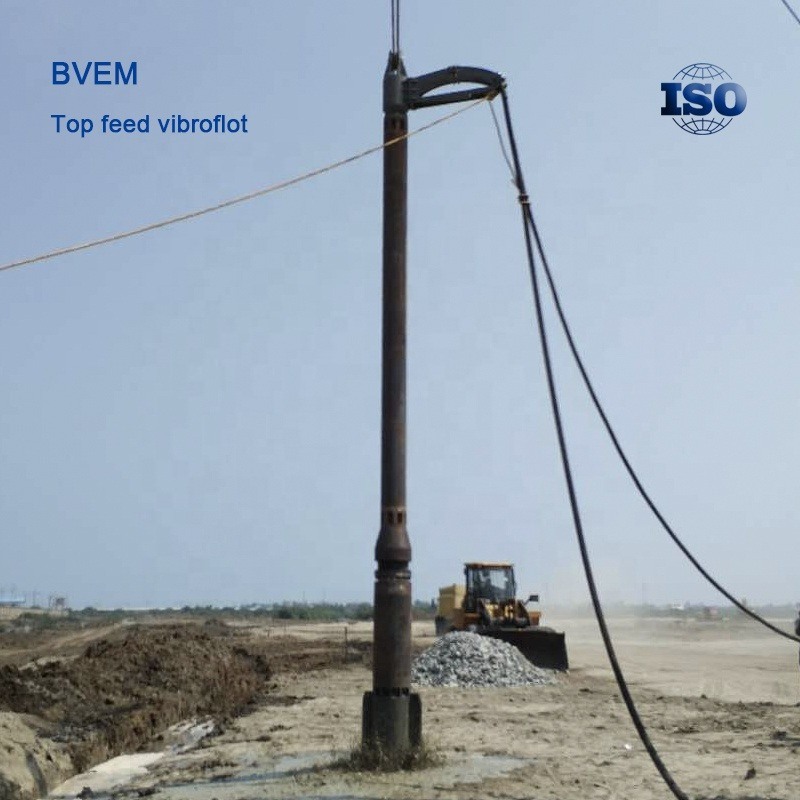 Máy rung 105kW và Vibroflot thủy lực tiếng ồn thấp để gia cố nền vượt trội
