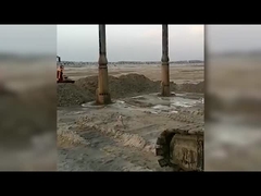 đầm nén rung để cải tạo đất thiết bị đầm rung treo đôi