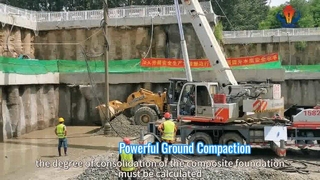 Thiết bị Vibroflot mạnh mẽ để cải tạo mặt đất