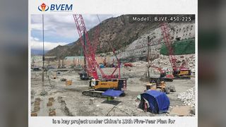 Vibroflot mạnh mẽ để nén đất